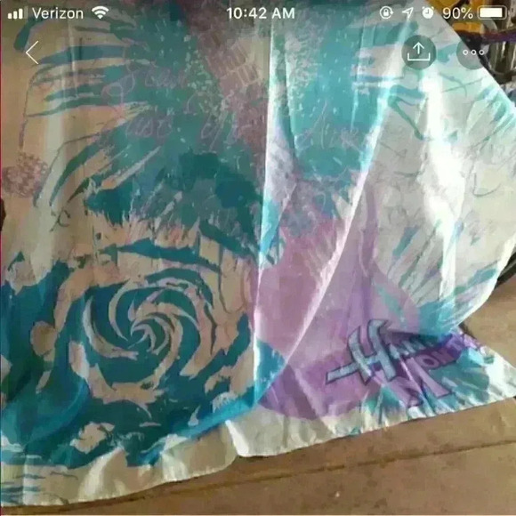 Hanna Montana shower curtain purple blue - Picture 3 of 3